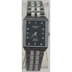   Tone Silver N Black Stainless Steel Band Black Dial 