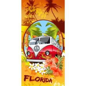  12 Florida Hippie Mobile Beach Towel 30 X 60 Wholesale 