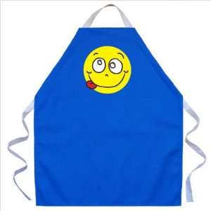  Silly Face Apron in Royal
