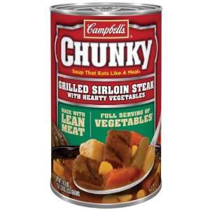 Campbells Chunky Grilled Sirloin Steak & Vegetables Easy Open, 18.8 