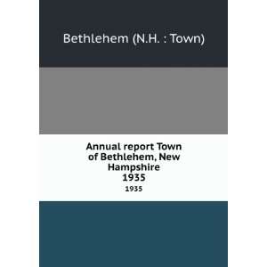   Annual report of Franklin, New Hampshire. 1935 Franklin (N.H.) Books