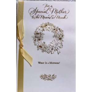 Christmas Card MOM for a Special Mother Who Means so Much. What Is a 