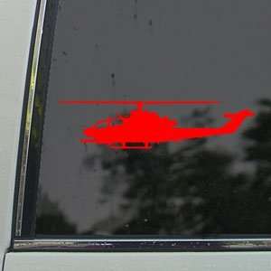  AH 1F Improved Cobra Helicopter Red Decal Car Red Sticker 