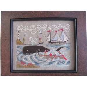  New England Whaling Waters   Cross Stitch Pattern Arts 