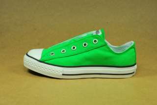   Chuck Taylor Slip Neon Green YOUTHS GIRLS SIZES 313320 NO LACE  