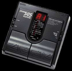 ZOOM 505 GUITAR MULTI EFFECTS PEDAL & POWER SUPPLY  