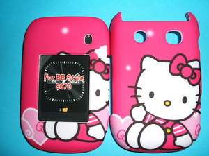 BLACKBERRY STYLE 9670 PINK HELLO KITTY CASE COVER  