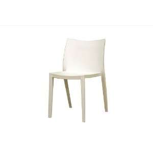  Wholesale Interiors Odele White Plastic Accent Chair (Set 