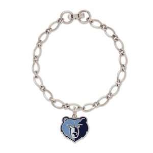   Memphis Grizzlies Official Logo 7 Charm Bracelet
