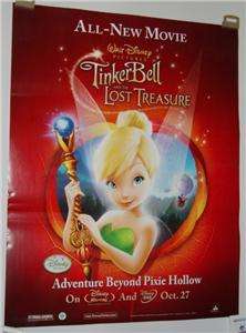 TINKERBELL AND THE LOST TREASUREORIG DVD POSTER 22X28  