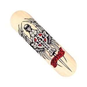  Dogtown   Bone Cross Skateboard Deck (8 x 32) Sports 