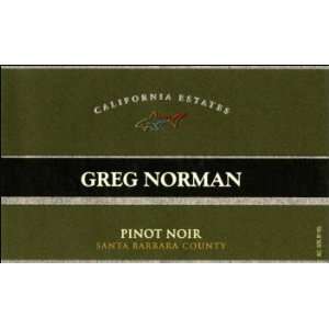 2009 Greg Norman California Santa Barbara Pinot Noir 750ml 