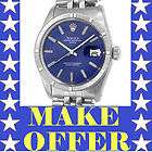Brand New Mens Rolex Oyster Perpetual Watch Date Just II Blue Dial 