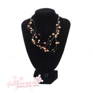   Strands Freshwater Cultured Pearls Star studded Sky Necklace  