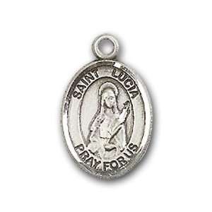   with St. Lucia of Syracuse Charm and Polished Pin Brooch Jewelry