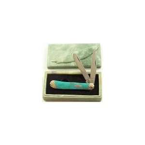  Rough Rider Turquoise Trapper Knife