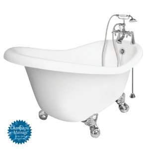 American Bath Factory T010D CH R Whirlpools & Tubs   Clawfoot Tubs