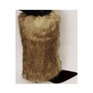  Two Tone Faux Fur Leg Warmers / Boot Covers / Boot Sleeves 