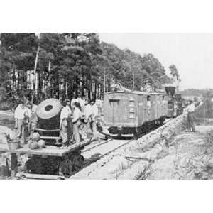   Movable Menace   the Railroad Mortar 20x30 Poster Paper Home