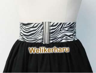 New Zebra Printed Sexy Lady Clothes Accessory Belt  
