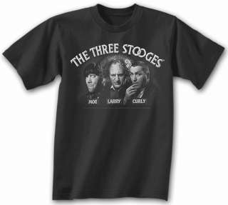 Three Stooges Classic Credits V2.0 T Shirt XXXX Large / 4XL  