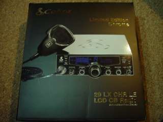   LX CHROME LE CB RADIO NEW FOR FALL 2011 LIMITED EDITION MODEL NICE