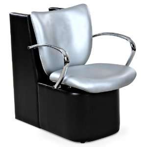  Monroe Silver Dryer Chair W/ Round Chrome Handles 