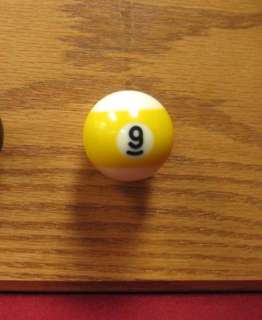 Billiard Pool Ball Drawer Knobs/Pulls No. 9 Ball  