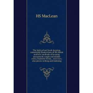   , . exercises; also precis writing and indexing HS MacLean Books