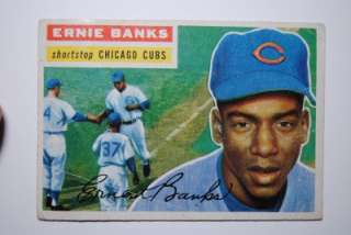 1956 Topps Ernie Banks #15 Cubs  