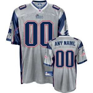   Silver Authentic Jersey Customizable NFL Jersey
