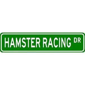 HAMSTER RACING Street Sign   Sport Sign   High Quality Aluminum Street 