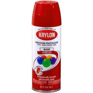  Krylon 2101/52101 Indoor/Outdoor Paint, Red (6 Pack)