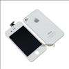 Full White Front Back Panel LCD And Digitizer for Apple iPhone4