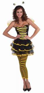 DELUXE ADULT BUMBLE BEE LEGGINGS COSTUME ACCESSORY  
