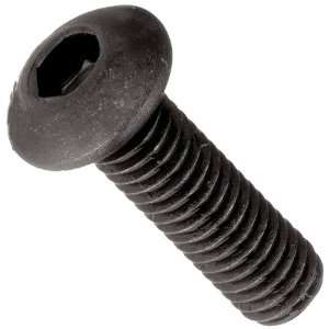 Black Oxide 12.9 Alloy Steel Button Head Socket Cap Screw, Hex Socket 