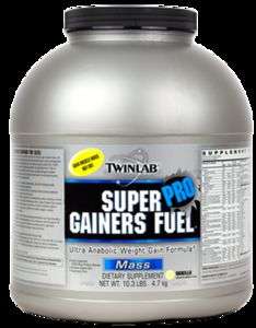 Twinlab Super Gainers Fuel Pro Chocolate 10.3 lbs 027434009317  