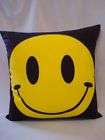 smiley acid face design cushion soft feel location united kingdom