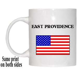  US Flag   East Providence, Rhode Island (RI) Mug 
