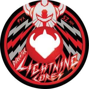  Darkstar Lightning Core Bolt 52mm Black/Red Skateboard 