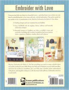   Do Machine Embroidery for Babies Tots Book CD ROM Designs Patterns NEW