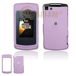  Motorola i9 Cell Phone Rubber Feel Light Purple Protective 