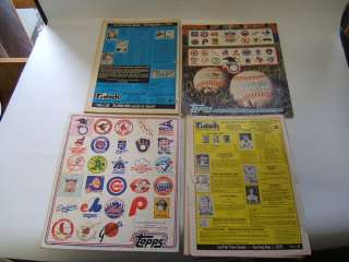 issues 1980s Baseball Sticker Albums & Price Guides  