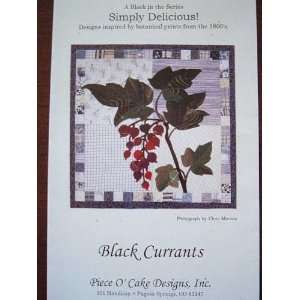  Simply Delicious Quilting Block Pattern BLACK CURRANTS 