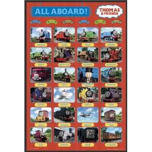  Thomas and Friends All Aboard The Tank Engine Train Poster 