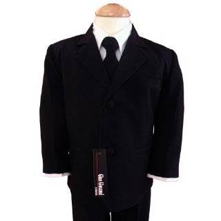  Gino Giovanni Black Formal Baby Suit Size Small 3 6 Month 