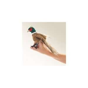   Plush Pheasant Mini Finger Puppet By Folkmanis Puppets Toys & Games