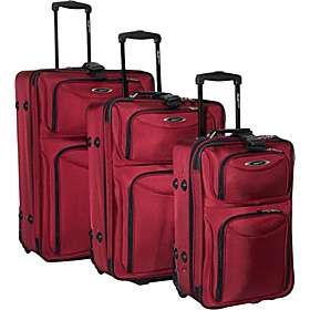 Travelers Choice El Dorado 3 Piece Expandable Luggage Set   
