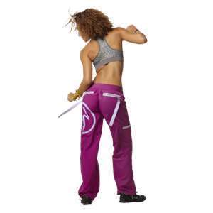   Zumba New in Package Wonder Cargo Pants Plum Size X Large  