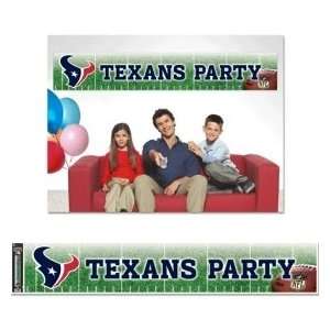  Houston Texans Party Banner Sports Collectibles